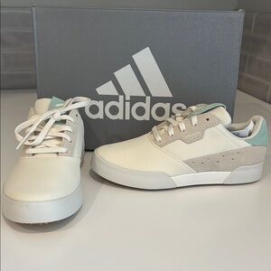 NIB adidas Kids Sneakers - Cream and Light Blue
